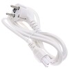 AC Cable EU Type - C5 connector to Type CEE 7/7 plug - White, 70cm