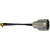 MMCX Right Angle to N-Type Male 25cm