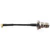 MMCX Right Angle to RP-TNC Bulkhead  25cm