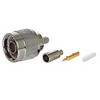 N-Type Male Crimp connector for 100, RG-174 series cable