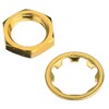 SMA  / RP-SMA Hex Nut and Washer - Gold Plated