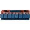 8-Channel Relay Board, Opto Isolated, High/Low Trigger