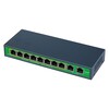 NB-5312A - 48V/65W Switch, 8 x 10/100 PoE + 2 x Gigabit Uplink - Χωρις τροφοδοτικό