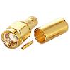 RP-SMA Plug Crimp connector for 195, RG-58 series cable
