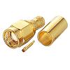 SMA Male Crimp connector for 195, RG-58 series cable