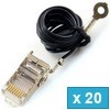 Ubiquiti TC-GND-20, Tough Cable Connector, Ground - 20 τεμ