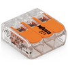 221-413- 3P WAGO type Terminal Block - Transparent