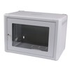 Masterlan 4U-64-AA1-G-XSZ, 19" RACK Wall Cabinet 4U/400 mm, Glass Door Masterlan 4U-64-AA1-G-XSZ, 19" RACK Wall Cabinet 4U/400 mm, Glass Door