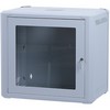 Masterlan 9U-64-AA1-G-XSZ, 19" RACK Wall Cabinet 9U/400 mm, Glass Door Masterlan 9U-64-AA1-G-XSZ, 19" RACK Wall Cabinet 9U/400 mm, Glass Door