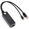 802.3af/at - 48v to 5V/2A 10/100 PoE Splitter - Micro USB with isolation