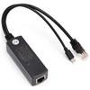 EZ-PSA05U-G, 802.3af/at - 48v to 5V/2A Gbit PoE Splitter - Micro USB - with isolation