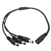 EZ-DCSP3, 1xDC Female to 3xDC Male cable 5.5*2.1mm 40cm