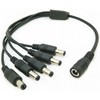 EZ-DCSP5, 1xDC Female to 5xDC Male cable 5.5*2.1mm 40cm