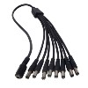 EZ-DCSP8, 1xDC Female to 8xDC Male cable 5.5*2.1mm 40cm