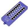 8-Port Gigabit PoE Injector cat5e - Blue