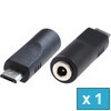 Power Adapter DC 3.5 * 1.35mm Female to USB micro