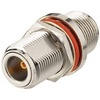 N-Type Female Bulkhead to N-Type Female adapter N-Type Female Bulkhead to N-Type Female adapter
