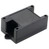 82*50*32 mm Plastic case black - Top and bottom openings