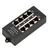 4-Port 10/100 PoE Injector cat5e - Black