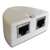 Passive PoE Injector D-Shaped - White