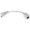 Passive 10/100 PoE Injector cat5 - White