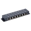 8-Port 10/100 PoE Injector cat5e - Black