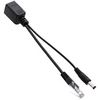 PoE 10/100 Passive Splitter - cat5 - Black