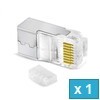 EZ-RJ452P - Cat.6, Θωρακισμένο 2-Piece Βύσμα - 1 τεμ