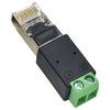 RJ45 Male To PoE Terminal Screw Adapter