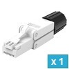 EZ-RJ456AUTL - Cat.6A, RJ45 Βύσμα χωρίς θωράκιση, Tool Free - 1 τεμ