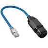 EZ-RJ45ECE16-S, RJ45 Ethernet Connector System Cat.6 - Μ16- Shielded