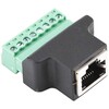 EZ-RJ45F8P, RJ45 Female To 8 Pin Removable Terminal Screw Adapter