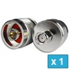 EZ-RPSMAP2NM, RP-SMA Male/Plug to N-Type Male, adapter