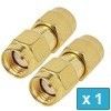 EZ-RPSMAP2RPSMAP, RP-SMA Male/Plug to RP-SMA Male/Plug, adapter