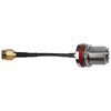 EZ-RPSMAP2NB25, RP-SMA Plug / Male to N-Type Female Bulkhead 24cm