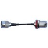 RP-TNC Plug to N-Type Bulkhead 25cm