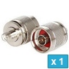EZ-SMAF2NM, SMA Female to N-Type Male adapter