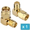 EZ-SMM2SMFRA, SMA Male to SMA Female Right Angle - adapter