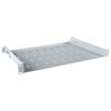 FS-A1-350-G, Fixed Perforated Shelf. 1U, 19", 350mm, Load 40kg, Gray FS-A1-350-G, Fixed Perforated Shelf. 1U, 19", 350mm, Load 40kg, Gray