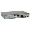 MaxLink PSBT-19-16P-250, 19-Port (16x100M PoE + 2x1000M + 1xSFP) switch, 802.3af/at/bt