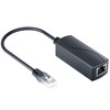 PD024SFS, 48v σε 24V/1A Out Gigabit PoE Converter Αρσενικό - Μαύρο