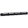 Masterlan - PP52-24-MS - Patch panel 19", 24xRJ45, Cat5e, 1U, UTP Masterlan - PP52-24-MS - Patch panel 19", 24xRJ45, Cat5e, 1U, UTP