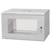 StalFlex - RC19-6U-350GG - Rack Cabinet 19" 6U, 450mm, Glass Door, Γκρι