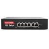 SST-LP4EH2EHB, 6-Port (4+2) 10/100 24v Passive PoE switch, 75W