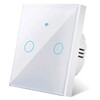 TTWSWO2G - Tuya Touch Wall Switch WiFi 100W Smart Switch - 2 κανάλια, με/χωρίς ουδέτερο