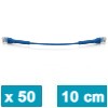 Ubiquiti U-Cable-Patch-RJ45-BL-50, UniFi Ethernet Patch Cable, 0.10m, Cat6, blue - 50pcs