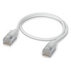Ubiquiti UACC-Cable-Patch-EL-C6A-0.3M-W, UniFi Etherlighting, Cat6a, 0.3m, white