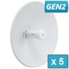 Ubiquiti PBE-5AC-Gen2, UISP airMAX PowerBeam 5AC 25 dBi - 5άδα