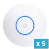 Ubiquiti UAP-AC-LR-5, UniFi AP, AC Long Range, 5-Pack, PoE Not Included