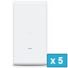 UBNT UAP-AC-M-PRO-5, UniFi  UAP-AC Mesh Pro 5-Pack, PoE Not Included
